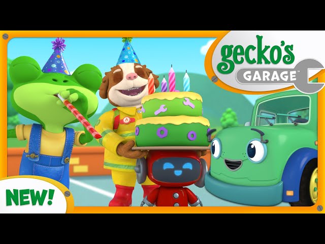 Tilly Towtruck’s Birthday Surprise Party | Gecko’s Garage | Brand New Episode | Trucks For Children